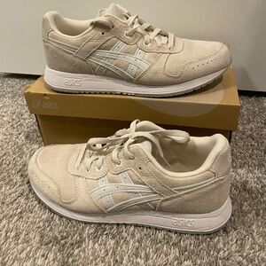 Asics Cream and White Women's Sneakers